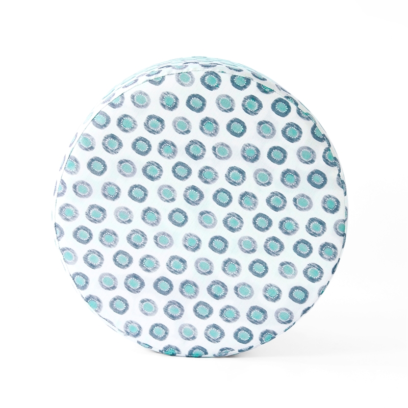 Benjara Loni Round Storage Ottoman- 19