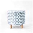 Benjara Loni Round Storage Ottoman- 19