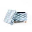 Benjara Pyp Square Storage Ottoman- 18