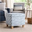 Benjara Pyp Square Storage Ottoman- 18