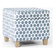Benjara Pyp Square Storage Ottoman- 18