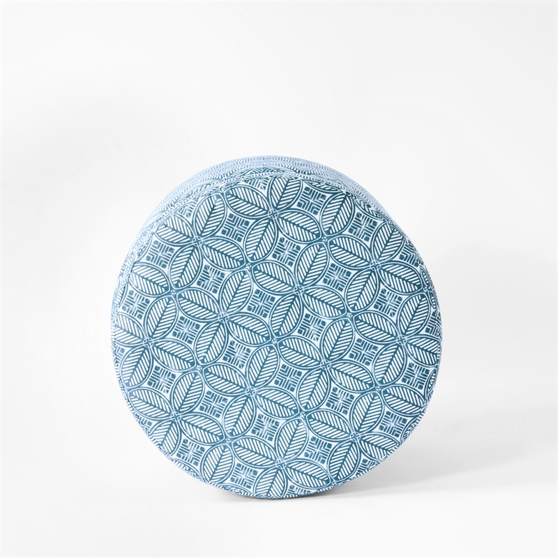 Benjara Loni Round Storage Ottoman- 19