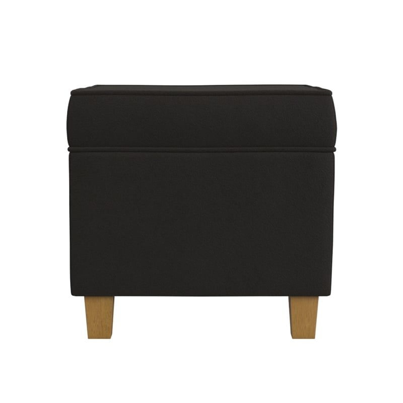 Benjara Pyp Square Storage Ottoman- 18