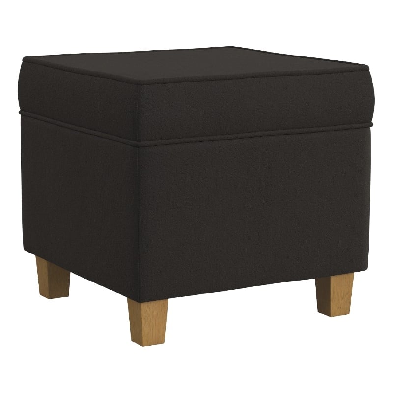 Benjara Pyp Square Storage Ottoman- 18