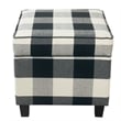 Benjara Pyp Square Storage Ottoman- 18