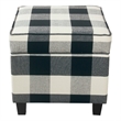 Benjara Pyp Square Storage Ottoman- 18