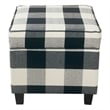 Benjara Pyp Square Storage Ottoman- 18