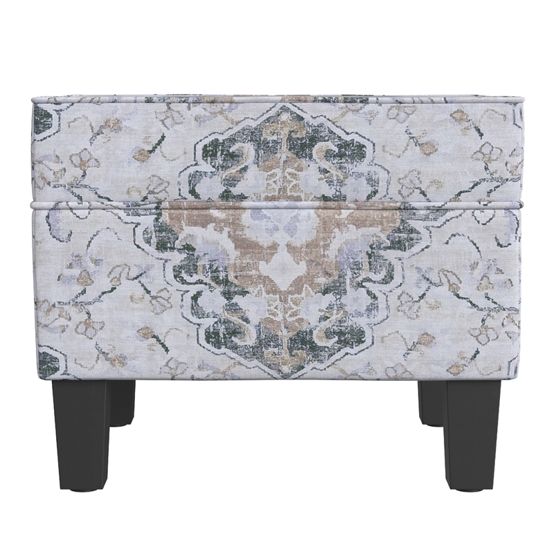 Benjara Ishi Accent Storage Ottoman- 22