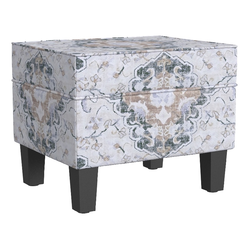 Benjara Ishi Accent Storage Ottoman- 22