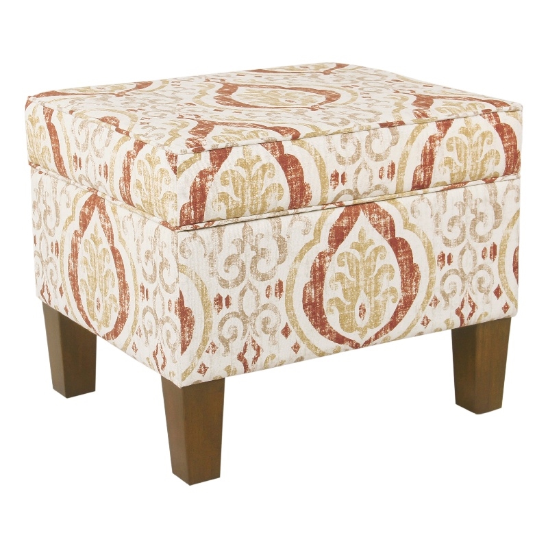 Benjara Ishi Accent Storage Ottoman- 22