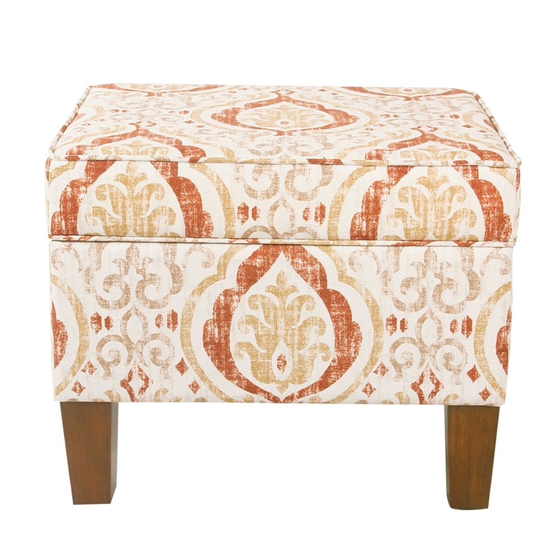 Benjara Ishi Accent Storage Ottoman- 22
