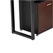 Benjara L Shaped Executive Desk w Mobile File Cabinet- 71