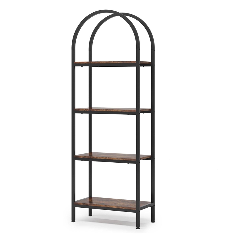Benjara Industrial Bookshelf- 24