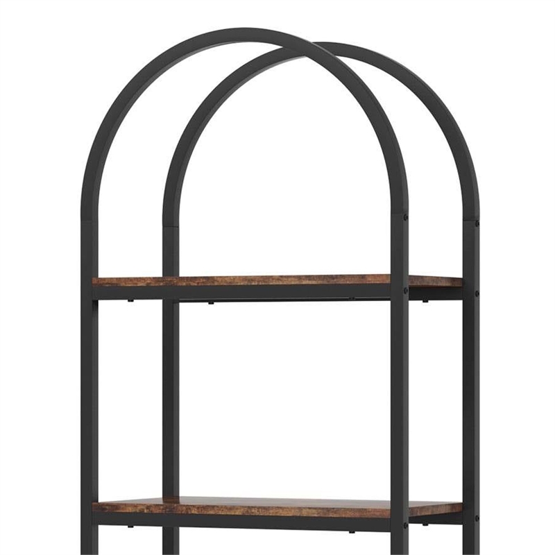 Benjara Industrial Bookshelf- 24