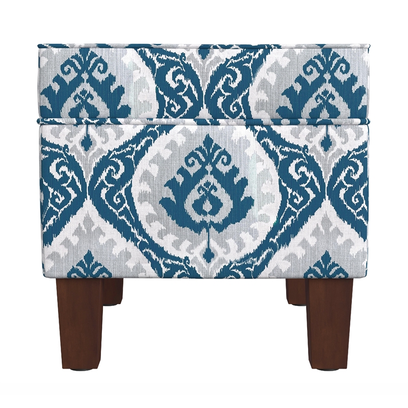 Benjara Ishi Accent Storage Ottoman- 22