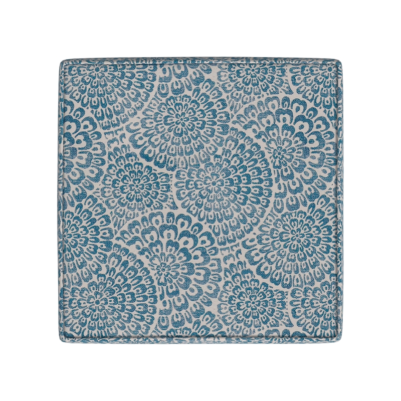 Benjara Pyp Square Storage Ottoman- 18