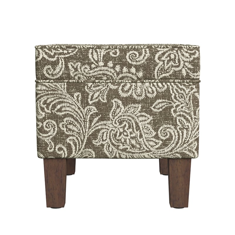 Benjara Ishi Accent Storage Ottoman- 22