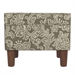 Benjara Ishi Accent Storage Ottoman- 22