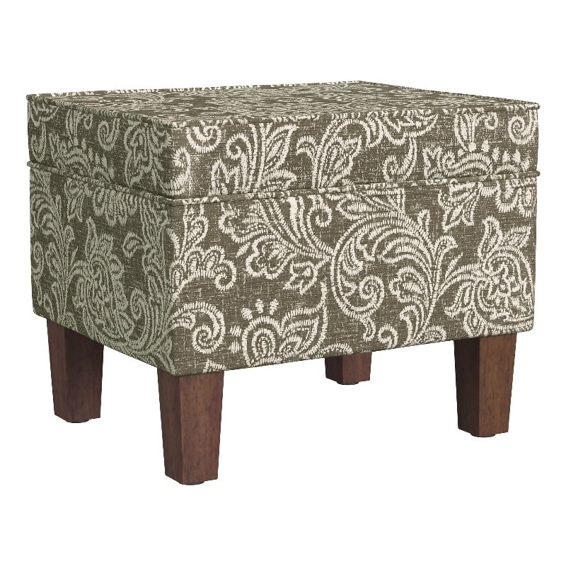 Benjara Ishi Accent Storage Ottoman- 22