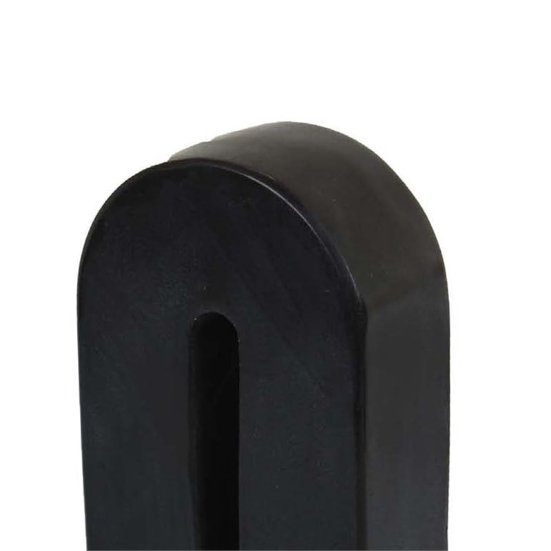 Benjara Modern Decorative Arch Sculpture in Matte Black Solid Marble- 8 Inch