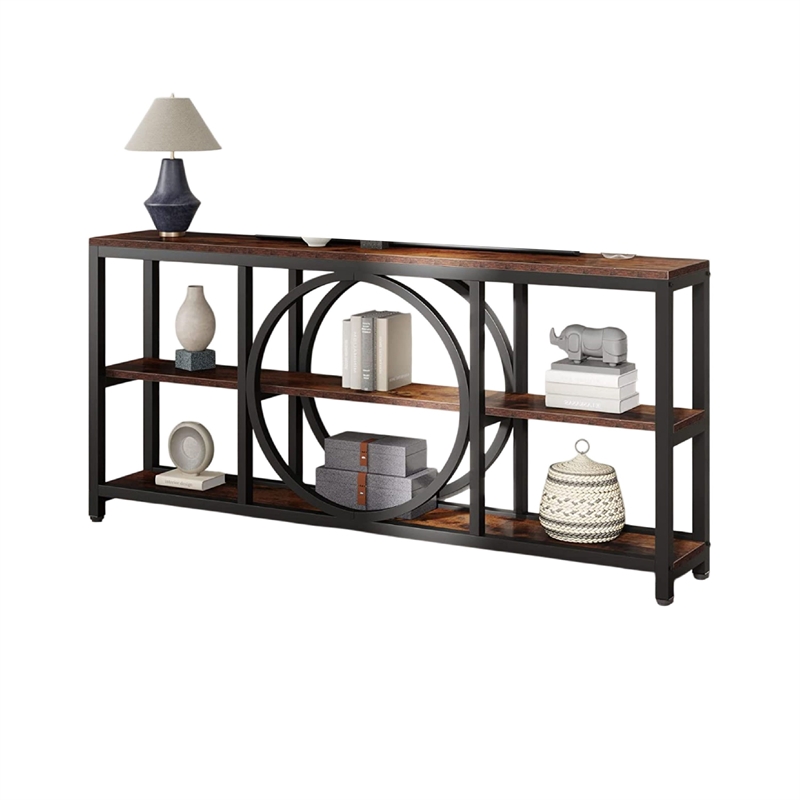 Benjara Sofa Console Table- 3 Tier- 71