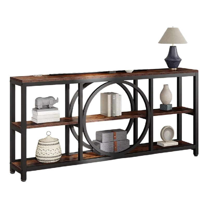 Benjara Sofa Console Table- 3 Tier- 71