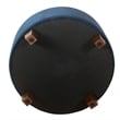 Benjara Soni Round Storage Ottoman- 24