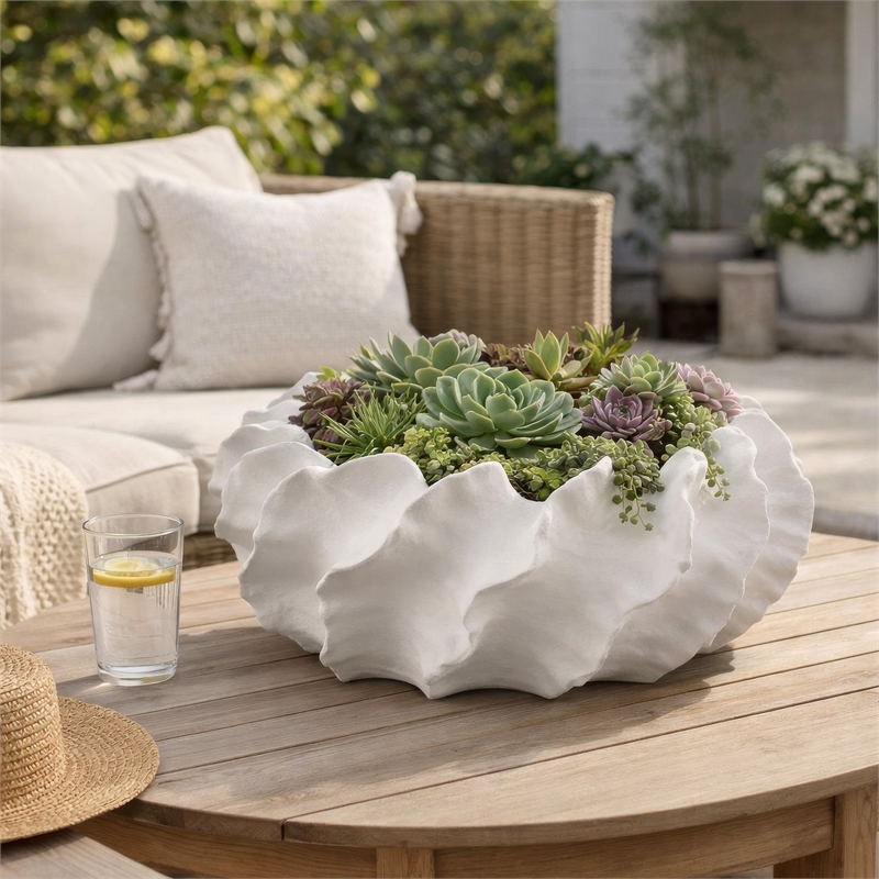 Benjara Velz Decorative Planter- 16