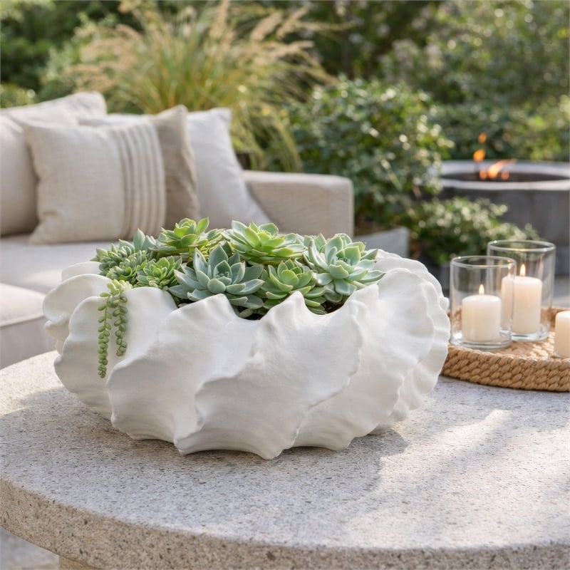 Benjara Velz Decorative Planter- 16