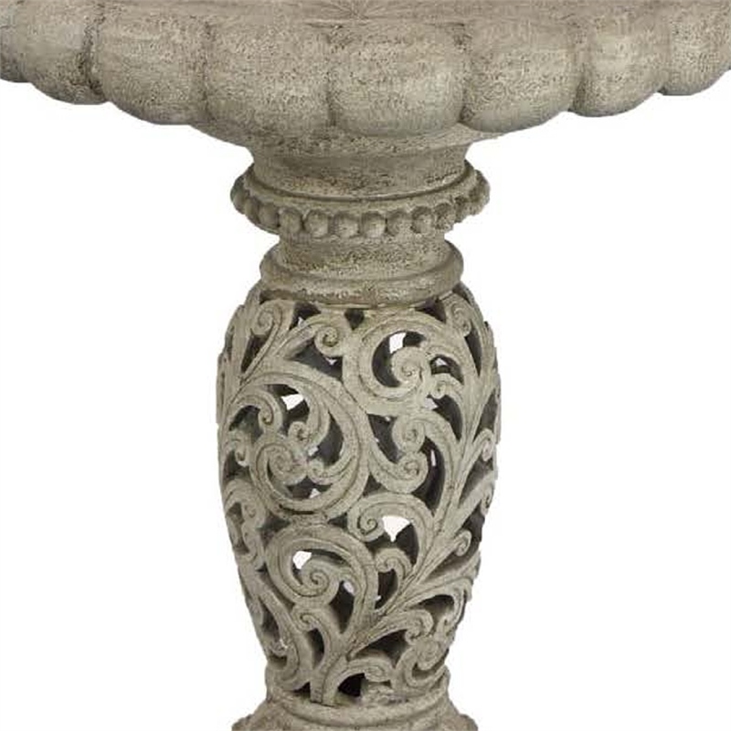 Benjara Niam Bird Bath Sculpture- 26