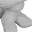 Benjara Roy Abstract Contemplative Man Figurine- White Resin Art 15 Inch