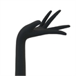 Benjara Hand Sculpture Accent Figurine- Contemporary Black Resin- 17 Inch