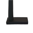 Benjara Hand Sculpture Accent Figurine- Contemporary Black Resin- 17 Inch