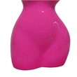 Benjara Female Torso Tabletop Decor- Bright Pink Resin Sculptural Bust 16 Inch
