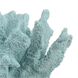 Benjara Manala Coral Sculpture with Clear Acrylic Base- Blue Resin 12 Inch