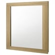 Benjara Hyle Rectangular Dresser Mirror- Italian-Inspired Design- Brown Wood