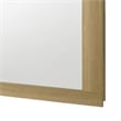 Benjara Hyle Rectangular Dresser Mirror- Italian-Inspired Design- Brown Wood