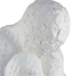 Benjara Roy Abstract Contemplative Man Figurine- White Resin Art- 27 Inch