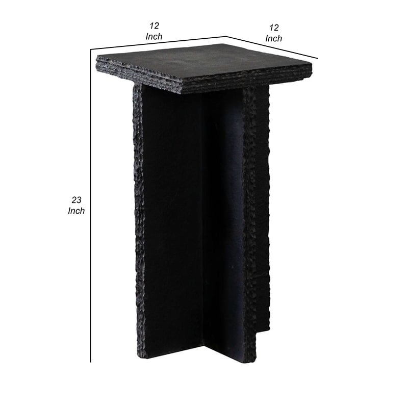 Benjara Tely Accent Side End Table- 12
