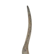 Benjara Linaa Decorative Antler Horn- Brown Resin Clear Acrylic Base- 32 Inch
