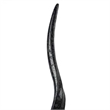 Benjara Linaa Horn Antler Black Resin- Chrome Metal- Clear Acrylic- 32 Inch