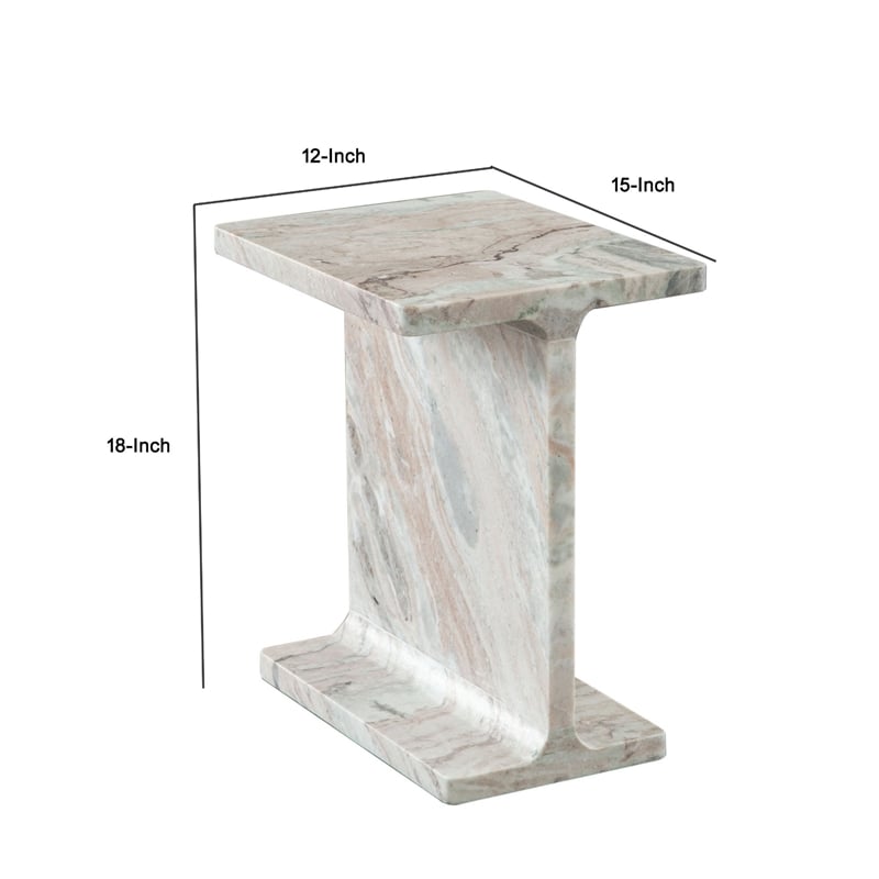 Benjara Isy Accent End Table- 15