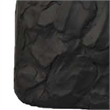 Benjara Nyk Abstract Bust Figurine- 94 Inch- Human Head Design- Black Resin