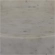 Benjara Accent Decorative Bowl- Tray Edge Antique Style White Marble- 13 Inch