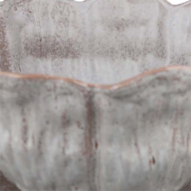 Benjara Bobo Decorative Bowl- Floral Design- 17