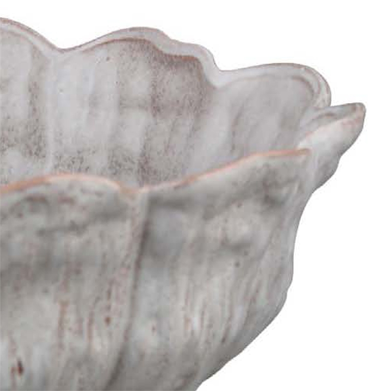 Benjara Bobo Decorative Bowl- Floral Design- 17