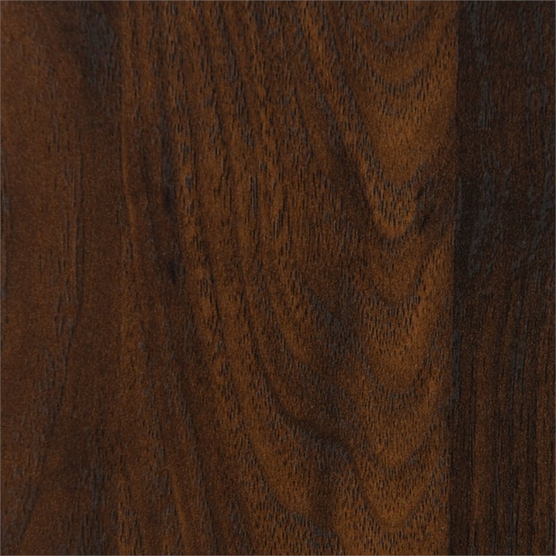 Benjara Yels Dresser Mirror- Squared Corners- Flat Glass Design- Brown Wood