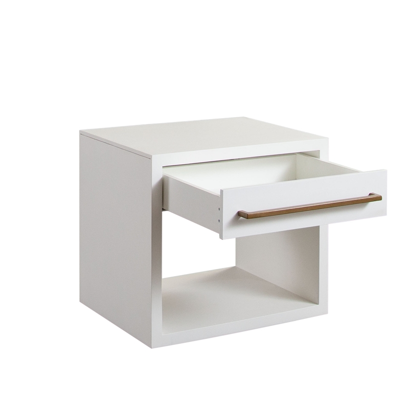 Benjara Ceny Side End Table- 1 Drawer- 26