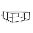 Benjara Lify Cocktail Coffee Table-Modern 39