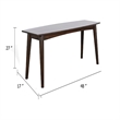 Benjara Neva Sofa Console Table- 48